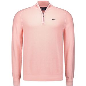 NZA New Zealand Auckland - Half Zip Trui - Heren - Rose - Katoen