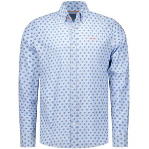 New Zealand - Tate - Overhemd - Blauw - Linnen/Katoen