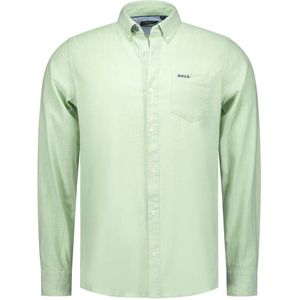 New Zealand - Ellis - Overhemd - Groen - Katoen/Elastaan