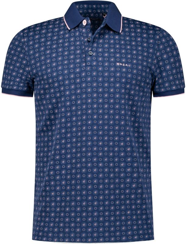 NZA New Zealand Ari - Korte Mouw Poloshirt - Blauw