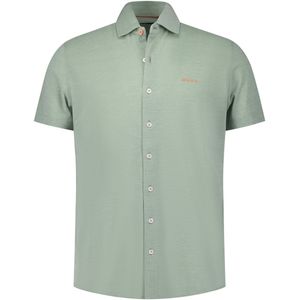 New Zealand Auckland - Overhemd - Groen - Katoen en Polyester