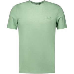 NZA t-shirt Jared groen effen normale fit katoen