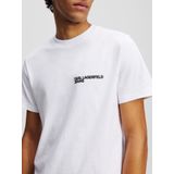 Karl Lagerfeld - KLJ Slim Essential Logo Tee - T-shirt - Wit - Slim Fit