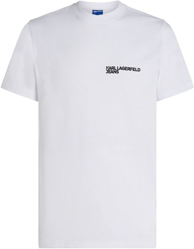 Karl Lagerfeld - KLJ Slim Essential Logo Tee - T-shirt - Wit - Slim Fit