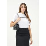 Karl Lagerfeld - A1W17005 - T-shirt - Wit - Katoen - Korte Mouwen