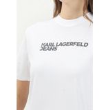 Karl Lagerfeld - A1W17005 - T-shirt - Wit - Katoen - Korte Mouwen