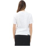 Karl Lagerfeld - A1W17005 - T-shirt - Wit - Katoen - Korte Mouwen