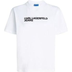 Karl Lagerfeld - A1W17005 - T-shirt - Wit - Katoen - Korte Mouwen