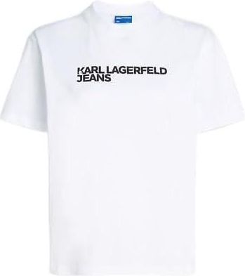 Karl Lagerfeld - A1W17005 - T-shirt - Wit - Katoen - Korte Mouwen