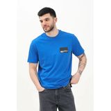 KARL LAGERFELD JEANS T-shirt - Blauw - Katoen