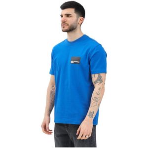 KARL LAGERFELD JEANS T-shirt - Blauw - Katoen