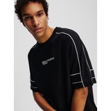 Karl Lagerfeld - KLJ Regular - T-shirt - Zwart - Korte Mouwen - Regular Fit