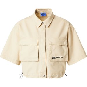 Karl Lagerfeld Jeans Utility Damesblouse, Donkerbruin, S