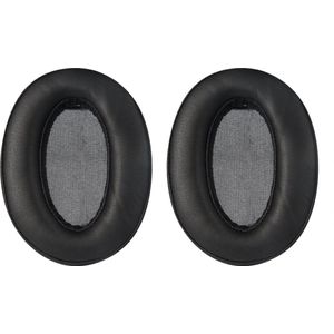 Somstyle Oorkussens Geschikt Voor Sony WH-H910N - 2 Stuks - Zacht Schuim - Eiwitleer - Zwart