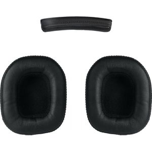 Oorkussens Met Hoofdband Set Geschikt Voor Astro A50 Generatie 3 & 4 - Zacht Schuim - Eiwitleer - Zwart