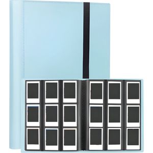 Somstyle Fotoalbum 360 Geschikt Voor Fujifilm Instax Mini 12, 11, 9 & 8 - Fotoboek - Blauw