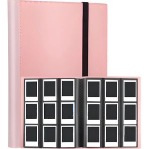 Somstyle Fotoalbum 360 Geschikt Voor Fujifilm Instax Mini 12, 11 8, 9 - Fotoboek - Roze