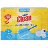 At Home Clean - Duster Starterkit - Blauw - Inclusief 13 Doekjes
