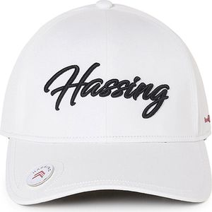 Hassing1894 model ARUGHT WHITE - cap - baseball cap - wit - golf - verstelbare pet – met of zonder magneet voor marker of logo - trendy - stijlvol - modieus – sportief - het hele jaar door