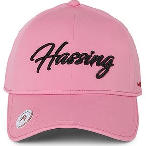 Hassing1894 model ARUGHT PINK - cap - baseball cap - roze - golf -verstelbare pet – klep met magneet voor marker of logo - trendy - stijlvol - modieus – sportief - het hele jaar door