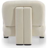 Scandinavische fauteuil Louise chenille off white