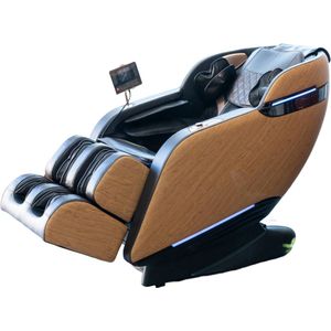 A31L wood look - Elektrische Massagestoel - Relaxstoel - Loungestoel - Ontspanningsstoel - Massagefauteuil - Verschillende massage programma's - Je Eigen Masseur thuis - Massage – Rug verwarming - Kuitmassage - Voetmassage - Nekmassage - Handmassage