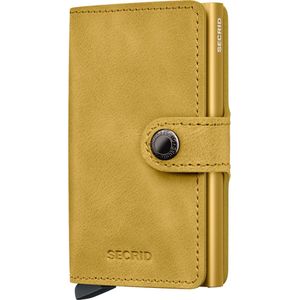 Secrid Miniwallet Vintage yellow pasjeshouder dames