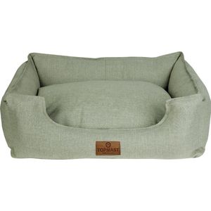 Topmast Hondenmand Iselle - Luxe Uitvoering - Lichtgroen - 70 x 60 x 23 cm - Hondenkussen - Hondenmanden