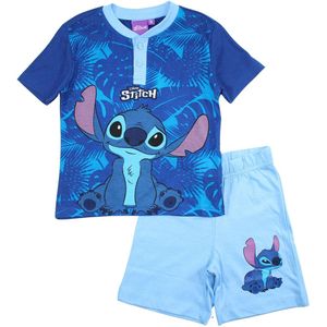 Disney - Lilo & Stitch - Pyjama - Blauw - Shortama