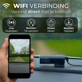 Dashcam Pro WiFi - 2K - Dashcam voor Auto - 1.5 inch Display - Nachtzicht en Botsingdetectie - Inclusief 64GB SD-kaart