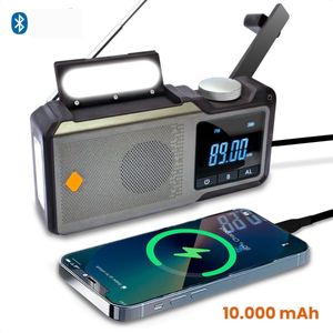 Goliving - Noodradio - Draagbare Radio - Zwart - 10000 mAH - Bluetooth - Digitale Wekker