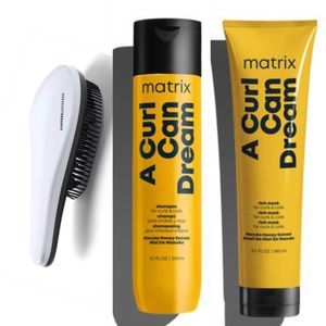 Matrix - A Curl Can Dream - Shampoo + Masker + KG Ontwarborstel - Krullend Haar Set