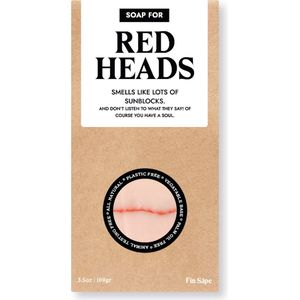 Fin Såpe Soap Bar - Edition: For redheads - 100% natuurlijk handzeep - Plasticvrij - Geschikt voor ieder huidtype
