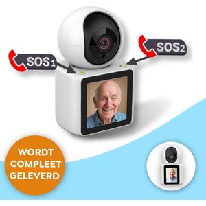 Wiesba - WS-502M - Zorgcamera - Beveiligingscamera voor Senioren - Live Meekijken - Bewegingsdetectie