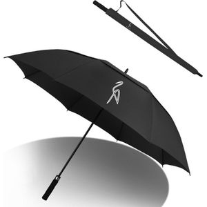 L Stormparaplu Stork - 120 cm - Storm - Paraplu - Gezin - windproof - glasvezel - Pongee - automatisch