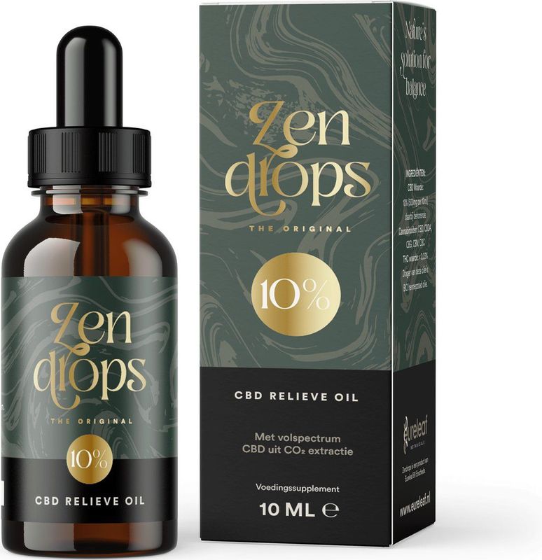 Eureleaf - Zendrops Original - CBD-Olie - 10% - Hennepzaadolie