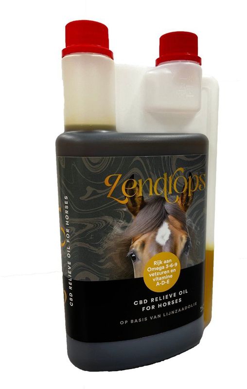 Eureleaf - Zendrops - Lijnzaadolie - 1 Liter - 0,1% CBD