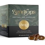 Eureleaf - Zendrops - CBD Softgel Capsules - 5 mg - Natuurlijk Hennepextract
