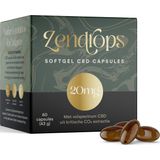 Eureleaf - Zendrops - Softgel Capsules - 20 mg - CBD - 20 Capsules