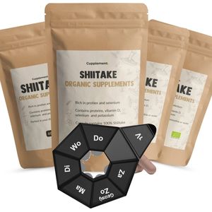 Shiitake - Capsules - 500 mg - Biologisch - Vegan - Duurzaam