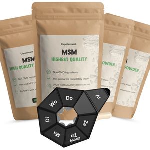 Cupplement - MSM Capsules - 500 mg per Capsule - 60 Stuks - Vegan