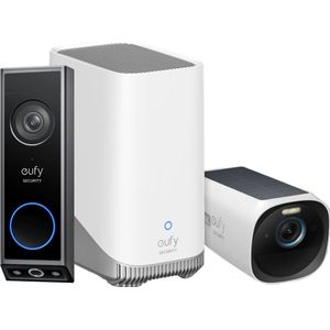 Eufy Eufycam 3 + Video Doorbell E340 + HomeBase 3 - Bundelvoordeel