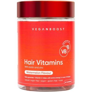 Veganboost - Hairvitamin - Watermelon - Gummy - Vegan - Suikervrij - Glutenvrij