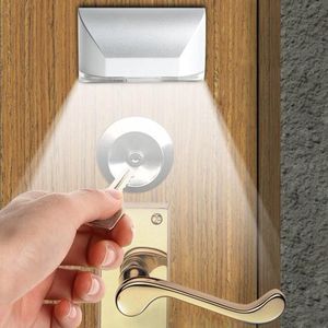 Deurslot verlichting automatische sensor - verlichting - bewegingssensor - sleutelgat - LED - zilver -
