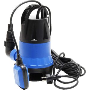 Dompelpomp Vuil Water en Schoon - Vlakzuigpomp 550W– Dweilpomp – Gemakkelijk en Praktisch – Waterpomp Elektrisch – Duurzaam – 10500L Per Uur - Blauw