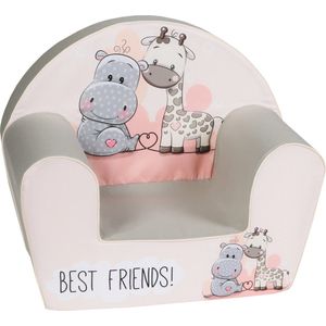 Kindersofa dieren - Kinderstoel - Kinderzetel - Kinderfauteuil - best friends - speelgoed 1 jaar - Gomoor