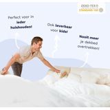 Zelesta Royalbed Abstract 140x200cm - Dekbed zonder overtrek - 30 dagen proefslapen - Wasbaar hoesloos dekbed - Bedrukt dekbed - All year zomerdekbed & winterdekbed