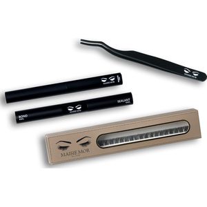 Maisie Mor - Wimpers - Starterset Lovely 10mm Ribbon lashes - Nepwimpers natuurlijk - Wimperextensions - Cluster Lashes