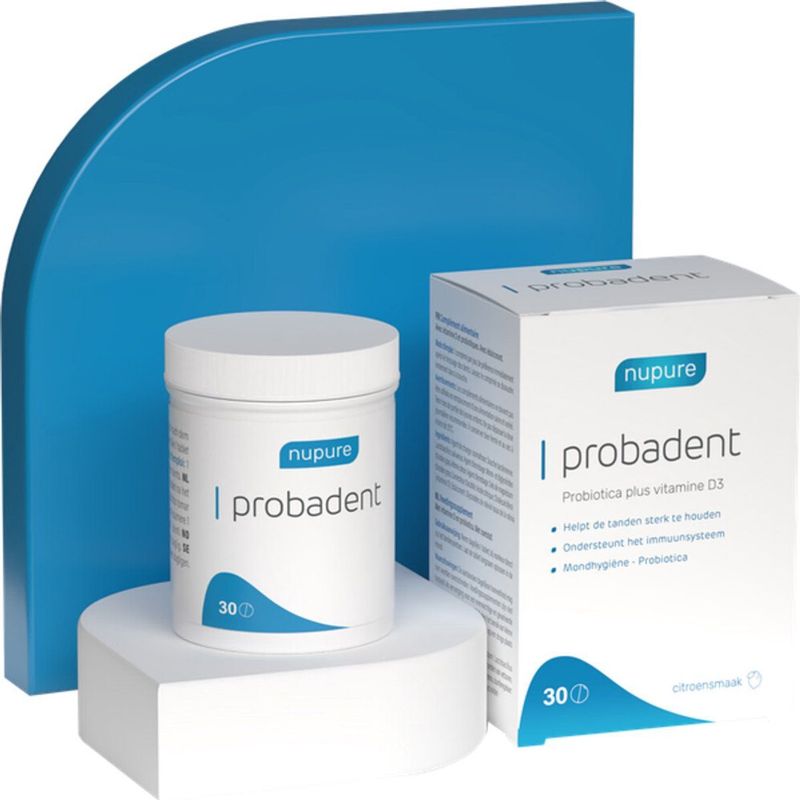 Nupure - Probadent Tabletten - 30 Stuks - Citroensmaak - Vitamine D3
