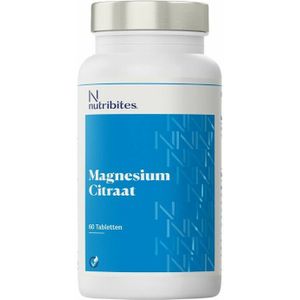 Nutribites - Magnesium Citraat - 60 Tabletten - 12x